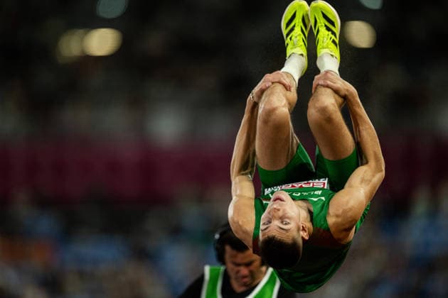 260811 Bozhidar SarÃ¢boyukov of Bulgaria celebrates after men s long jump final during day 2 of the 2026 European Athletics Championships on August 11, 2026 in Birmingham. Photo: Mathias Bergeld BILDBYRAN kod MB MT1065 friidrott athletics friidrett friidrotts-em em friidretts-em 2026 european athletics championships 2 bbeng *** 260811 Bozhidar Saraboyukov of Bulgaria celebrates after the men’s long jump final on Day 2 of the 2026 European Athletics Championships on August 11, 2026 in Birmingham. Photo by Mathias Bergeld. BILDBYRAN code MB MT1065. track and field, athletics, friidrett, friidrotts EM, 2026 European Athletics Championships, 2 bbeng  Copyright: MATHIASxBERGELD BB260811MB150