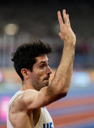260811 Miltiadis Tentogloui of Greece celebrates after men s long jump final during day 2 of the 2026 European Athletics Championships on August 11, 2026 in Birmingham. Photo: Mathias Bergeld BILDBYRAN kod MB MT1065 friidrott athletics friidrett friidrotts-em em friidretts-em 2026 european athletics championships 2 bbeng *** 260811 Miltiadis Tentogloui of Greece celebrates after the men’s long jump final on Day 2 of the 2026 European Athletics Championships on August 11, 2026 in Birmingham. Photo by Mathias Bergeld. BILDBYRAN code MB MT1065. track and field, athletics, friidrett, friidrotts EM, 2026 European Athletics Championships, 2 bbeng  Copyright: MATHIASxBERGELD BB260811MB152