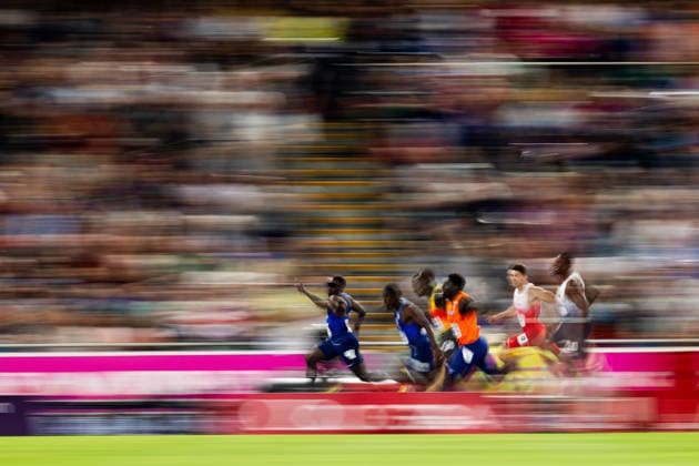 260811 Romell Glave of Great Britain celebrates at finish in men s 100 meter final during day 2 of the 2026 European Athletics Championships on August 11, 2026 in Birmingham. Photo: Mathias Bergeld BILDBYRAN kod MB MT1065 friidrott athletics friidrett friidrotts-em em friidretts-em 2026 european athletics championships 2 bbeng *** August 11, 2026: Romell Glave of Great Britain celebrates at the finish line in the men’s 100-meter final during Day 2 of the 2026 European Athletics Championships on August 11, 2026 in Birmingham. Photo by Mathias Bergeld, BILDBYRAN, code MB MT1065. track and field, athletics, friidrett, friidrotts EM, 2026 European Athletics Championships, 2 bbeng  Copyright: MATHIASxBERGELD BB260811MB156