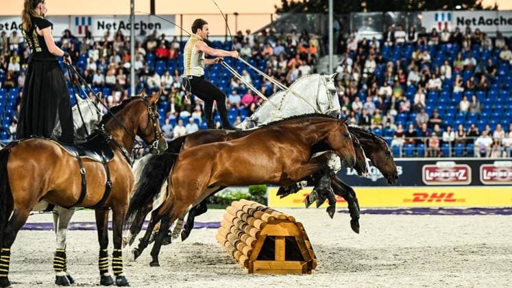 Weltmeisterschaften im Reiten in Aachen ** NUR FÜR REDAKTIONELLE ZWECKE ** EDITORIAL USE ONLY **<p>Eröffnungsfeier der FEI World Championships Aachen 2026. am Dienstag, 11. August 2026. Weltmeisterschaften im Reitsport in Aachen erster Tag Aachen Copyright: SvenjaxHanusch *** World Equestrian Championships in Aachen ** FOR EDITORIAL USE ONLY ** EDITORIAL USE ONLY ** p Opening ceremony of the 2026 FEI World Championships in Aachen on Tuesday, August 11, 2026 World Equestrian Championships in Aachen—first day in Aachen Copyright SvenjaxHanusch Copyright: SvenjaxHanusch doc8748ybc0zit4xu72d5b ,EDITORIAL USE ONLY