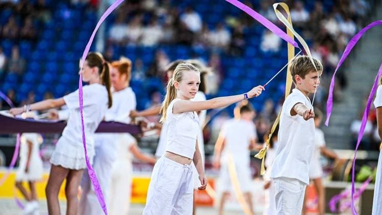 Weltmeisterschaften im Reiten in Aachen ** NUR FÜR REDAKTIONELLE ZWECKE ** EDITORIAL USE ONLY **<p>Eröffnungsfeier der FEI World Championships Aachen 2026. am Dienstag, 11. August 2026. Weltmeisterschaften im Reitsport in Aachen erster Tag Aachen Copyright: SvenjaxHanusch *** World Equestrian Championships in Aachen ** FOR EDITORIAL USE ONLY ** EDITORIAL USE ONLY ** p Opening ceremony of the 2026 FEI World Championships in Aachen on Tuesday, August 11, 2026 World Equestrian Championships in Aachen—first day in Aachen Copyright SvenjaxHanusch Copyright: SvenjaxHanusch doc8748y5j6gw58niu091i ,EDITORIAL USE ONLY