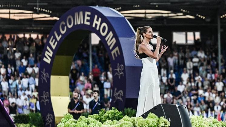 Weltmeisterschaften im Reiten in Aachen ** NUR FÜR REDAKTIONELLE ZWECKE ** EDITORIAL USE ONLY **<p>Eröffnungsfeier der FEI World Championships Aachen 2026. am Dienstag, 11. August 2026. Weltmeisterschaften im Reitsport in Aachen erster Tag Aachen Copyright: SvenjaxHanusch *** World Equestrian Championships in Aachen ** FOR EDITORIAL USE ONLY ** EDITORIAL USE ONLY ** p Opening ceremony of the 2026 FEI World Championships in Aachen on Tuesday, August 11, 2026 World Equestrian Championships in Aachen—first day in Aachen Copyright SvenjaxHanusch Copyright: SvenjaxHanusch doc8748y6g57us8ssbbbbo ,EDITORIAL USE ONLY