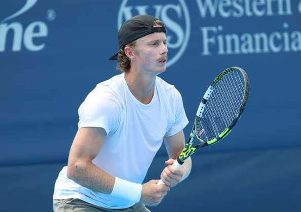 August 11, 2026, Mason, Ohio, USA: DANE SWEENY of Australia during the match against C. O Connell of Australia in qualification before tennis tournament ATP, Tennis Herren 1000 Cincinnati Open in Mason, USA. Mason USA - ZUMAc278 20260811_zsp_c278_014 Copyright: xMarcinxCholewinskix
