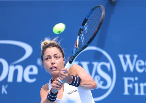 August 11, 2026, Mason, Ohio, USA: RENATA ZARAZUA of Mexico during the match against Y. Yuan of China in qualification before tennis tournament WTA, Tennis Damen 1000 Cincinnati Open in Mason, USA. Mason USA - ZUMAc278 20260811_zsp_c278_026 Copyright: xMarcinxCholewinskix
