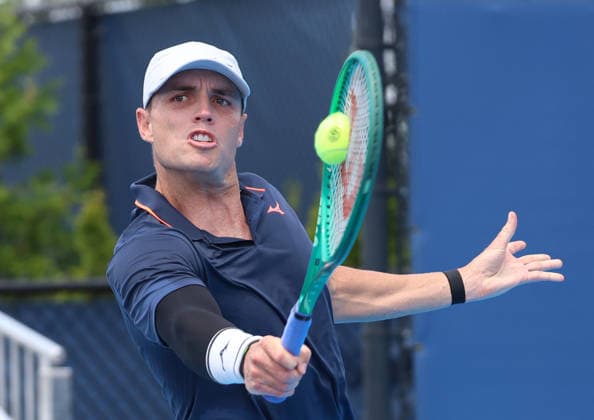 August 11, 2026, Mason, Ohio, USA: CHRISTOPHER OÃ¢â‚¬â ¢CONNELL of Australia during the match against D. Sweeny of Australia in qualification before tennis tournament ATP, Tennis Herren 1000 Cincinnati Open in Mason, USA. Mason USA - ZUMAc278 20260811_zsp_c278_028 Copyright: xMarcinxCholewinskix