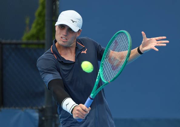 August 11, 2026, Mason, Ohio, USA: CHRISTOPHER OÃ¢â‚¬â ¢CONNELL of Australia during the match against D. Sweeny of Australia in qualification before tennis tournament ATP, Tennis Herren 1000 Cincinnati Open in Mason, USA. Tennis: Cincinnati Open - Christopher O Connell During Qualification  - ZUMAc278 20260811_zsp_c278_029 Copyright: xMarcinxCholewinskix