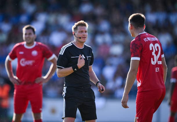 Fussball WFV Pokal 2026 2027 3. Runde 11.08.2026 FC Rottenburg - SV Stuttgarter Kickers Schiedsrichter Achim Mauz (TSV Harthausen Scher) *** Soccer WFV Cup 2026–2027, Round 3, August 11, 2026: FC Rottenburg vs. SV Stuttgarter Kickers; Referee: Achim Mauz; TSV Harthausen Scher