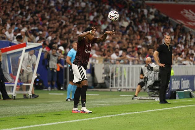 John Mercado seen during UEFA Champions League third round qualifying game between teams of Olympique Lyonnais Lyon and Sparta Praha (Quentin Motiel-Font Ball Raw Images) Decines-Charpieu Groupama Stadium France Copyright: xQuentinxMontiel-Fontx QuentinLyonspart262700023