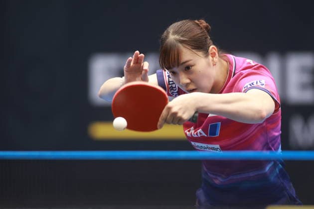 2026 WTT Europe Smash - Sweden - Main Draw - 11 August 2026 - Day 2 Miyu Nagasaki of Japan competes against Elizabet Abraamian of Russia during the Women s Singles Round of 64 at the 2026 Europe Smash at the Baltiska Hallen in Malmo, Sweden, on August 11, 2026. Malmo Sweden  Copyright: xRemyxGrosx originalFilename:gros-europesm260811_npLZL.jpg