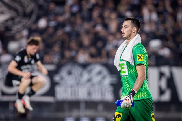 STURM GRAZ - FENERBAHCE Danil Khudyakov of Sturm during the second leg of third qualifying round of UEFA Champions league football match between SK Sturm Graz and Fenerbahce BK at the Stadion Graz Liebenau. Graz, Austria, August 11, 2026. Photo by Branislav Racko Copyright: xx 080A2409