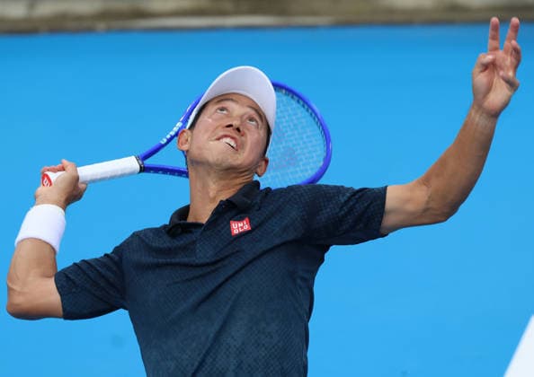 August 11, 2026, Mason, Ohio, USA: KEI NISHIKORI of Japan during the match against F. Comesana of Argentina in qualification before tennis tournament ATP, Tennis Herren 1000 Cincinnati Open in Mason, USA. Mason USA - ZUMAc278 20260811_zsp_c278_036 Copyright: xMarcinxCholewinskix