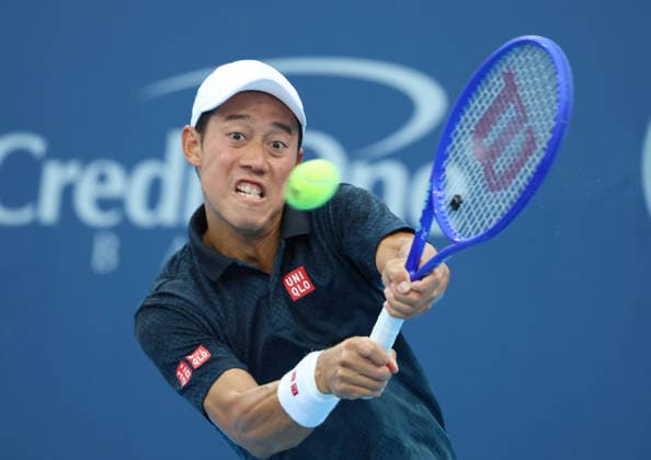 August 11, 2026, Mason, Ohio, USA: KEI NISHIKORI of Japan during the match against F. Comesana of Argentina in qualification before tennis tournament ATP, Tennis Herren 1000 Cincinnati Open in Mason, USA. Mason USA - ZUMAc278 20260811_zsp_c278_038 Copyright: xMarcinxCholewinskix