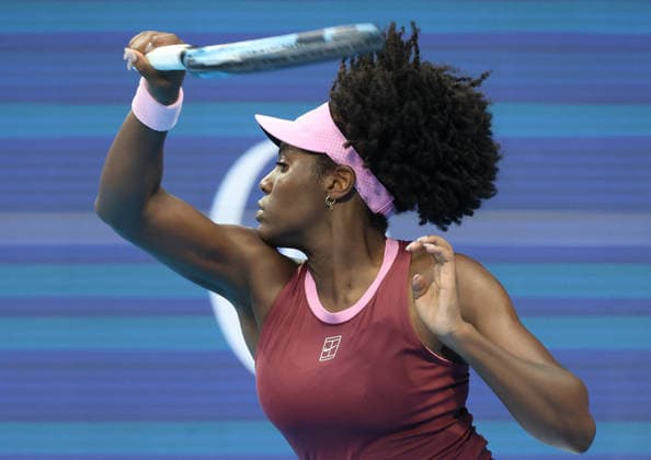 August 11, 2026, Mason, Ohio, USA: AKASHA URHOBO of USA during the match against H. Vandewinkel of Belgium in qualification before tennis tournament WTA, Tennis Damen 1000 Cincinnati Open in Mason, USA. Mason USA - ZUMAc278 20260811_zsp_c278_041 Copyright: xMarcinxCholewinskix
