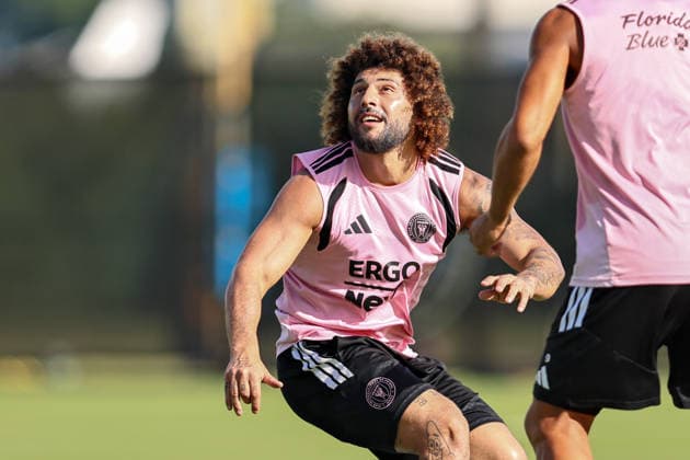 August 11, 2026, Fort Lauderdale, Florida, USA: MAXIMILIANO FALCON (37) of Inter Miami CF is seen during an Inter Miami Training Session at Florida Blue Training Center ahead of the Leagues Cup Phase One match between Inter Miami CF and Leon. Fort Lauderdale USA - ZUMAa257 20260811_zsp_a257_068 Copyright: xChrisxArjoonx