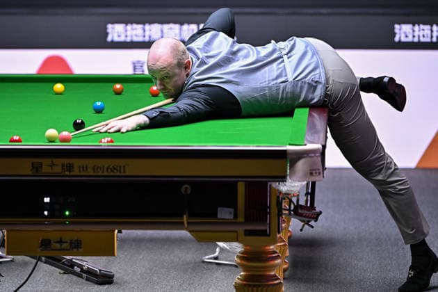 TAIYUAN, CHINA - AUGUST 11: Chris Wakelin of England plays a shot in the first round match against Tom Ford of England on day 4 of the 2026 World Snooker Tour China Open at Taiyuan Binhe Sports Center on August 11, 2026 in Taiyuan, Shanxi Province of China.  Copyright: xChinaxNewsxServicex 111659473019