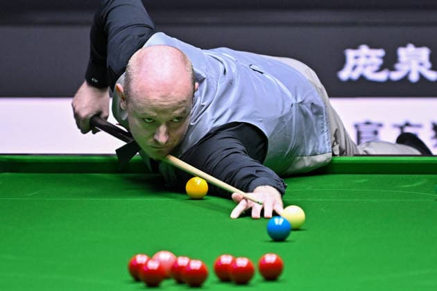 TAIYUAN, CHINA - AUGUST 11: Chris Wakelin of England plays a shot in the first round match against Tom Ford of England on day 4 of the 2026 World Snooker Tour China Open at Taiyuan Binhe Sports Center on August 11, 2026 in Taiyuan, Shanxi Province of China.  Copyright: xChinaxNewsxServicex 111659473760