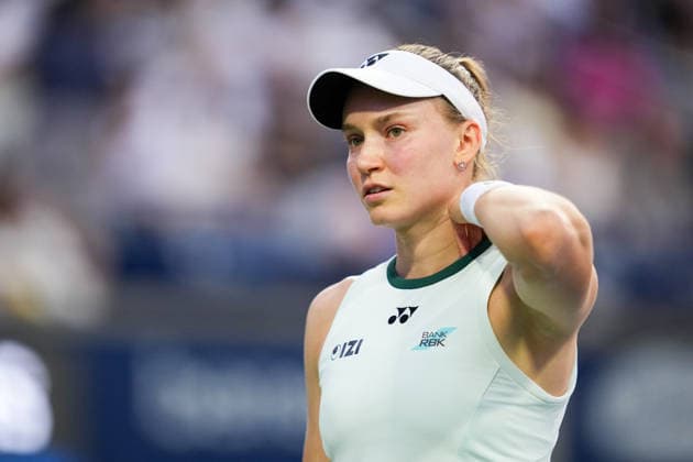 National Bank Open 2026 - Day 11 TORONTO, CANADA - AUGUST 11 : Elena Rybakina of Kazakhstan in action against Naomi Osaka of Japan in quarter-finals round match during day 11 of WTA, Tennis Damen 1000 National Bank Open in Toronto, Ontario, Canada on August 11, 2026. Mert Alper Dervis Anadolu Ontario Canada. Editorial use only. Please get in touch for any other usage.  Copyright: x2026xAnadoluxMertxAlperxDervisx