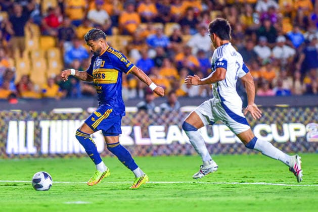 CONCACAF CHAMPIONS LEAGUE 2026 CONCACAF CHAMPIONS LEAGUE 2026 TIGRES UANL VS VANCOUVER 11082026 MONTERREY, NUEVO LEON. Action photo of Rodrigo Aguirre (17) of Tigres UANL, during week 3 game of the 2026 CONCACAF Champions League tournament held a the Estadio Universitario of Monterrey, Nuevo Leon, Mexico. Foto de accion de Rodrigo Aguirre (17) de Tigres UANL, durante juego de la jornada 3 del Torneo 2026 de la CONCACAF Champions League, celebrado en el Estadio Universitario de Monterrey, Nuevo Leon, Mexico PHOTO BY IMAGENSHOP AGENCIA FOTOGRAFICA MONTERREY NUEVO LEON MEXICO *** CONCACAF CHAMPIONS LEAGUE 2026 CONCACAF CHAMPIONS LEAGUE 2026 TIGRES UANL VS VANCOUVER 08 11 2026 MONTERREY, NUEVO LEÓN Action photo of Rodrigo Aguirre (No. 17) of Tigres UANL during a Week 3 match of the 2026 CONCACAF Champions League tournament held at the Estadio Universitario in Monterrey, Nuevo León, Mexico. Action photo of Rodrigo Aguirre (No. 17) of Tigres UANL, during a Week 3 match of the 2026 CONCACAF Champions League tournament, held at the Estadio Universitario in Monterrey, Nuevo León, Mexico. PHOTO BY IMAGENSHOP PHOTO AGENCY MONTERREY, NUEVO LEÓN, MEXICO Copyright: xIMAGENSHOPxAGENCIAxFOTOGRAFICAx