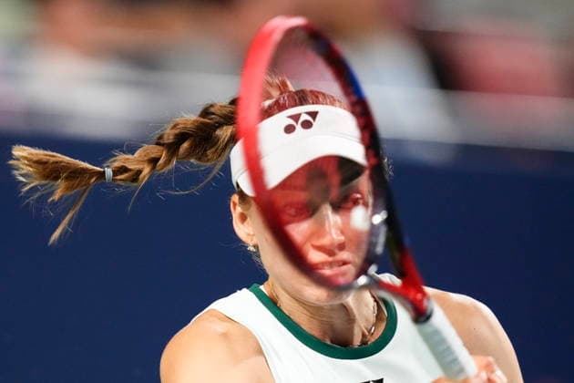August 11, 2026, Toronto, On, CAN: Kazakhstan s Elena Rybakina hits a return to Japan s Naomi Osaka during National Bank Open tennis action in Toronto on Tuesday, August 11, 2026. Canada News - August 11, 2026  - ZUMAc35_ 20260811_zaf_c35_138 Copyright: xChrisxYoungx