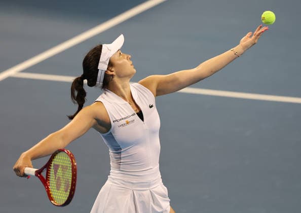 August 11, 2026, Mason, Ohio, USA: EVA LYS of Germany during the match against K. Kawa of Poland in qualification before tennis tournament WTA, Tennis Damen 1000 Cincinnati Open in Mason, USA. Mason USA - ZUMAc278 20260811_zsp_c278_049 Copyright: xMarcinxCholewinskix