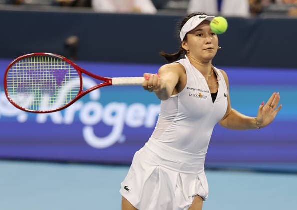 August 11, 2026, Mason, Ohio, USA: EVA LYS of Germany during the match against K. Kawa of Poland in qualification before tennis tournament WTA, Tennis Damen 1000 Cincinnati Open in Mason, USA. Mason USA - ZUMAc278 20260811_zsp_c278_047 Copyright: xMarcinxCholewinskix