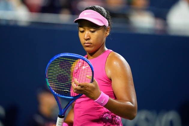 August 11, 2026, Toronto, On, CAN: Japan s Naomi Osaka Kazakhstan s reacts during her 6-4 5-7 4-6 loss to Kazakhstan s Elena Rybakina during National Bank Open tennis action in Toronto on Tuesday August 11, 2026. Canada News - August 11, 2026  - ZUMAc35_ 20260811_zaf_c35_152 Copyright: xChrisxYoungx