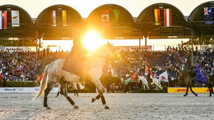 Weltmeisterschaften im Reiten in Aachen ** NUR FÜR REDAKTIONELLE ZWECKE ** EDITORIAL USE ONLY **<p>Eröffnungsfeier der FEI World Championships Aachen 2026. am Dienstag, 11. August 2026. Weltmeisterschaften im Reitsport in Aachen . Aachen Copyright: SvenjaxHanusch *** World Equestrian Championships in Aachen ** FOR EDITORIAL USE ONLY ** EDITORIAL USE ONLY ** p Opening ceremony of the 2026 FEI World Championships in Aachen on Tuesday, August 11, 2026 World Equestrian Championships in Aachen Aachen Copyright SvenjaxHanusch Copyright: SvenjaxHanusch doc87497vxqvvlfa9vr93c ,EDITORIAL USE ONLY