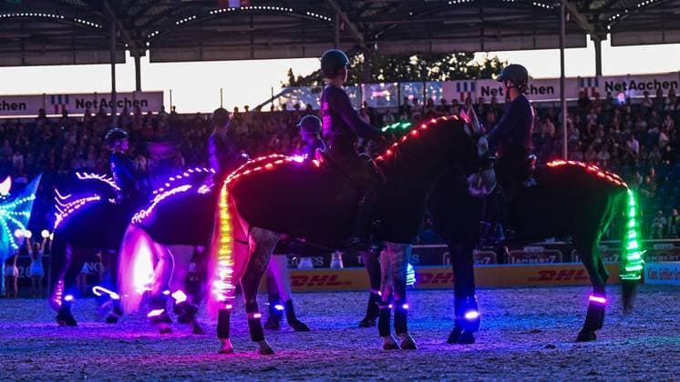 Weltmeisterschaften im Reiten in Aachen ** NUR FÜR REDAKTIONELLE ZWECKE ** EDITORIAL USE ONLY **<p>Eröffnungsfeier der FEI World Championships Aachen 2026. am Dienstag, 11. August 2026. Weltmeisterschaften im Reitsport in Aachen . Aachen Copyright: SvenjaxHanusch *** World Equestrian Championships in Aachen ** FOR EDITORIAL USE ONLY ** EDITORIAL USE ONLY ** p Opening ceremony of the 2026 FEI World Championships in Aachen on Tuesday, August 11, 2026 World Equestrian Championships in Aachen Aachen Copyright SvenjaxHanusch Copyright: SvenjaxHanusch doc87497yau6sgpmdlqd4m ,EDITORIAL USE ONLY