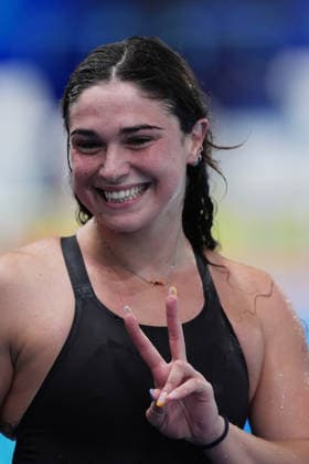 Benedetta Pilato during the Women™s 100m Breaststroke at the Swimming European Aquatics Championships Paris 2026, Paris, August 11 , 2026  Copyright: xSpada LaPressex