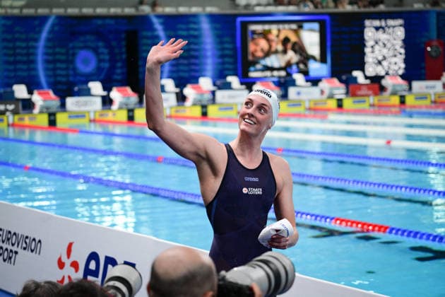 European Aquatics Championships 2026 - Women’s 100m Freestyle Final Marrit Steenbergen from Netherland wins golf medal during the women’s 100m freestyle at the European Aquatics Championships 2026 in Saint-Denis on August 11, 2026. Photo by Tomas Stevens ABACAPRESS.COM Saint-Denis Ile-de-France France  Copyright: xStevensxTomas ABACAx