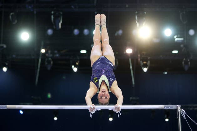 Media Day of Germany s women s gymnastics team Lea Marie Quaas of Germany attends a media day ahead of the European Artistic Gymnastics Championships in Zagreb, Croatia, on August 11, 2026, at Arena Zagreb.  IgorxKralj PIXSELL