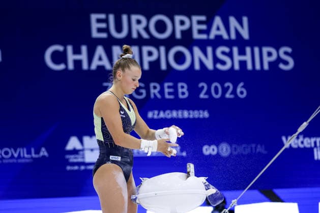 Media Day of Germany s women s gymnastics team Silja Stohr of Germany attends a media day ahead of the European Artistic Gymnastics Championships in Zagreb, Croatia, on August 11, 2026, at Arena Zagreb.  IgorxKralj PIXSELL