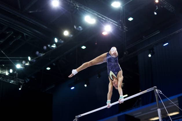 Media Day of Germany s women s gymnastics team Helen Kevric of Germany attends a media day ahead of the European Artistic Gymnastics Championships in Zagreb, Croatia, on August 11, 2026, at Arena Zagreb.  IgorxKralj PIXSELL