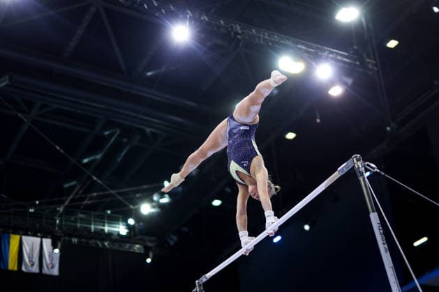 Media Day of Germany s women s gymnastics team Silja Stohr of Germany attends a media day ahead of the European Artistic Gymnastics Championships in Zagreb, Croatia, on August 11, 2026, at Arena Zagreb.  IgorxKralj PIXSELL