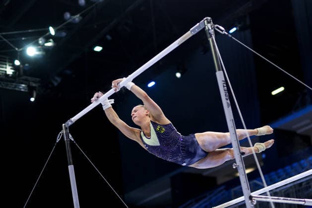 Media Day of Germany s women s gymnastics team Silja Stohr of Germany attends a media day ahead of the European Artistic Gymnastics Championships in Zagreb, Croatia, on August 11, 2026, at Arena Zagreb.  IgorxKralj PIXSELL