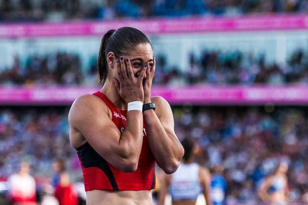 European Athletics Championships; Birmingham, 11.08.2026 BIRMINGHAM, UNITED KINGDOM - AUGUST 11: Lea Bachmann (Switzerland) during the qualification of the womens pole vault on August 11, 2026 in Birmingham, United Kingdom. *** European Athletics Championships, Birmingham, August 11, 2026 BIRMINGHAM, UNITED KINGDOM AUGUST 11 Lea Bachmann of Switzerland during the women s pole vault qualifying round on August 11, 2026, in Birmingham, United Kingdom Copyright: xBEAUTIFULxSPORTS UlfxSchillerx