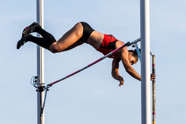European Athletics Championships; Birmingham, 11.08.2026 BIRMINGHAM, UNITED KINGDOM - AUGUST 11: Lea Bachmann (Switzerland) competes in the qualification of the womens pole vault on August 11, 2026 in Birmingham, United Kingdom. *** European Athletics Championships, Birmingham, August 11, 2026 BIRMINGHAM, UNITED KINGDOM AUGUST 11 Lea Bachmann of Switzerland competes in the women s pole vault qualifying round on August 11, 2026, in Birmingham, United Kingdom Copyright: xBEAUTIFULxSPORTS UlfxSchillerx