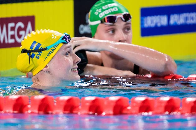 260812 Elvira Mörtstrand of Sweden after competing in women™s 200 meters freestyle swimming heats during day 13 of the 2026 European Aquatics Championships on August 12, 2026 in Saint-Denis. Photo: Joel Marklund BILDBYRAN kod JM JM0840 bbeng simning swimming svomming 2026 european aquatics championships em dam Sverige *** August 12, 2026: Elvira Mörtstrand of Sweden after competing in the women’s 200-meter freestyle swimming heats on Day 13 of the 2026 European Aquatics Championships on August 12, 2026 in Saint Denis. Photo by Joel Marklund, BILDBYRAN, code JM JM0840 bbeng swimming 2026 European Aquatics Championships women s Sweden  Copyright: JOELxMARKLUND BB260812JM001