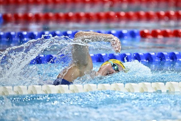 PARIS, FRANCE 20260812 Elvira Mörtstrand in the 200 meter freestyle trials during the European Swimming Championships in Paris. ***The image is included in the SPORTS PACKAGE. For others PAYMENT IMAGE*** PARIS FRANCE x10430x *** PARIS, FRANCE 20260812 Elvira Mörtstrand in the 200-meter freestyle heats during the European Swimming Championships in Paris ***This image is included in the SPORTS PACKAGE. For other images, please see PAYMENT IMAGE*** PARIS, FRANCE x10430x  Copyright: xChristinexOlsson TTx SIM EURO 2026 PARIS