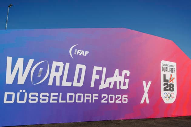 Media-Day at IFAF Flag Football Championships Düsseldorf 2026, 12.08.2026 Duesseldorf, Germany - Aug. 12, 2026: Impressions from the media day of the IFAF Flag Football World Championships at the Bezirkssportanlage Duesseldorf Garath *** Media Day at the IFAF Flag Football World Championships in Düsseldorf 2026, August 12, 2026, Düsseldorf, Germany. Impressions from the media day of the IFAF Flag Football World Championships at the Bezirkssportanlage Düsseldorf Garath Copyright: xBEAUTIFULxSPORTS B.Hoffmannx