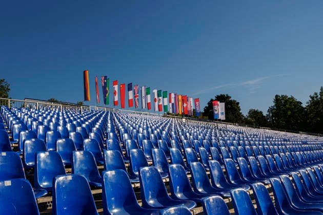 Media-Day at IFAF Flag Football Championships Düsseldorf 2026, 12.08.2026 Duesseldorf, Germany - Aug. 12, 2026: Impressions from the media day of the IFAF Flag Football World Championships at the Bezirkssportanlage Duesseldorf Garath *** Media Day at the IFAF Flag Football World Championships in Düsseldorf 2026, August 12, 2026, Düsseldorf, Germany. Impressions from the media day of the IFAF Flag Football World Championships at the Bezirkssportanlage Düsseldorf Garath Copyright: xBEAUTIFULxSPORTS B.Hoffmannx