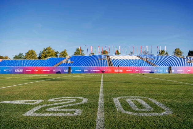 Media-Day at IFAF Flag Football Championships Düsseldorf 2026, 12.08.2026 Duesseldorf, Germany - Aug. 12, 2026: Impressions from the media day of the IFAF Flag Football World Championships at the Bezirkssportanlage Duesseldorf Garath *** Media Day at the IFAF Flag Football World Championships in Düsseldorf 2026, August 12, 2026, Düsseldorf, Germany. Impressions from the media day of the IFAF Flag Football World Championships at the Bezirkssportanlage Düsseldorf Garath Copyright: xBEAUTIFULxSPORTS B.Hoffmannx