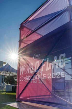 Media-Day at IFAF Flag Football Championships Düsseldorf 2026, 12.08.2026 Duesseldorf, Germany - Aug. 12, 2026: Impressions from the media day of the IFAF Flag Football World Championships at the Bezirkssportanlage Duesseldorf Garath *** Media Day at the IFAF Flag Football World Championships in Düsseldorf 2026, August 12, 2026, Düsseldorf, Germany. Impressions from the media day of the IFAF Flag Football World Championships at the Bezirkssportanlage Düsseldorf Garath Copyright: xBEAUTIFULxSPORTS B.Hoffmannx