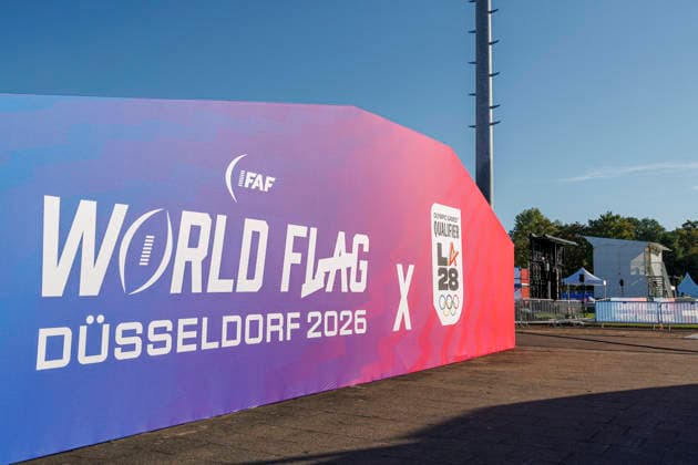 Media-Day at IFAF Flag Football Championships Düsseldorf 2026, 12.08.2026 Duesseldorf, Germany - Aug. 12, 2026: Impressions from the media day of the IFAF Flag Football World Championships at the Bezirkssportanlage Duesseldorf Garath *** Media Day at the IFAF Flag Football World Championships in Düsseldorf 2026, August 12, 2026, Düsseldorf, Germany. Impressions from the media day of the IFAF Flag Football World Championships at the Bezirkssportanlage Düsseldorf Garath Copyright: xBEAUTIFULxSPORTS B.Hoffmannx