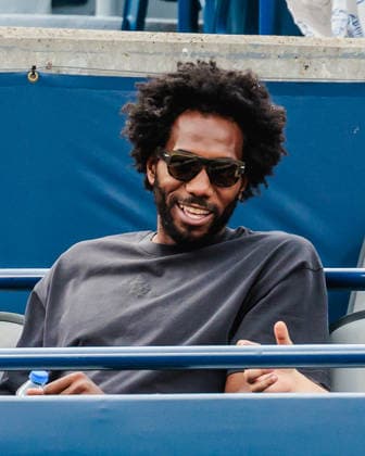 TORONTO, ON - AUGUST 11: Kawhi Leonard is seen at the WTA, Tennis Damen 1000 National Bank Open on August 11, 2026 at Sobeys Stadium in Toronto, ON (Photo by Mathew Tsang Icon Sportswire) TENNIS: AUG 11 National Bank Open EDITORIAL USE ONLY Icon260811020