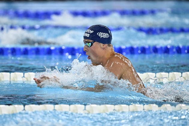 PARIS, FRANCE 20260812 Sam Bengtsson Nimander in the 200 m breaststroke trials during the European Swimming Championships in Paris. ***The image is included in the SPORTS PACKAGE. For others PAYMENT IMAGE*** PARIS FRANCE x10430x *** PARIS, FRANCE 20260812 Sam Bengtsson Nimander in the 200-meter breaststroke heats during the European Swimming Championships in Paris ***This image is included in the SPORTS PACKAGE. For other images, please see PAYMENT IMAGE*** PARIS, FRANCE x10430x  Copyright: xChristinexOlsson TTx SIM EURO 2026 PARIS
