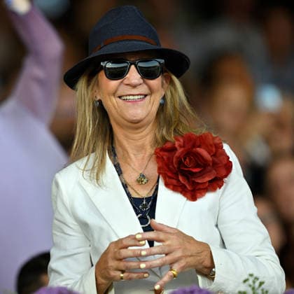 Aachen, Hauptstadion, 11.08.26, GER, FEI World Championships Aachen 2026, Offizielle Eroeffnungsfeier Bild: Infantin und Koenigsschwester Elena von Spanien Nordrhein-Westfalen Deutschland *** Aachen, Main Stadium, August 11, 2026, GER, FEI World Championships Aachen 2026, Official Opening Ceremony: Photo of Infanta and Royal Sister Elena of Spain, North Rhine-Westphalia, Germany