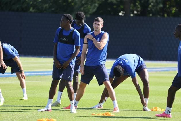 KAA Gent Gent, Belgium 12 08 2026 KAA Gent - IFK Göteborg, the players pictured during the training on 12 August 2026. ( Picture by Gianni Barbieux Photo News ) Gent Belgium  Copyright: xGiannixBarbieuxx