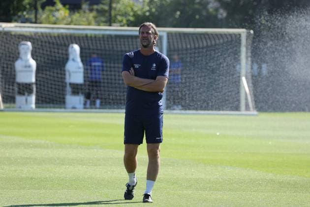 KAA Gent Gent, Belgium 12 08 2026 KAA Gent - IFK Göteborg, De Mil Rik head coach of KAA Gent pictured during the training on 12 August 2026. ( Picture by Gianni Barbieux Photo News ) Gent Belgium  Copyright: xGiannixBarbieuxx
