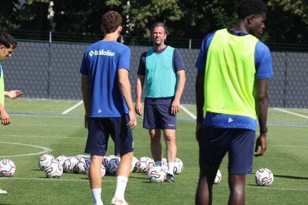 KAA Gent Gent, Belgium 12 08 2026 KAA Gent - IFK Göteborg, De Mil Rik head coach of KAA Gent pictured during the training on 12 August 2026. ( Picture by Gianni Barbieux Photo News ) Gent Belgium  Copyright: xGiannixBarbieuxx